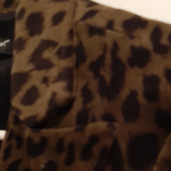 Betsey Johnson vintage blazer leopard print velvet - Picture 3 of 3
